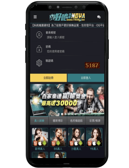 手機線上娛樂城平台畫面